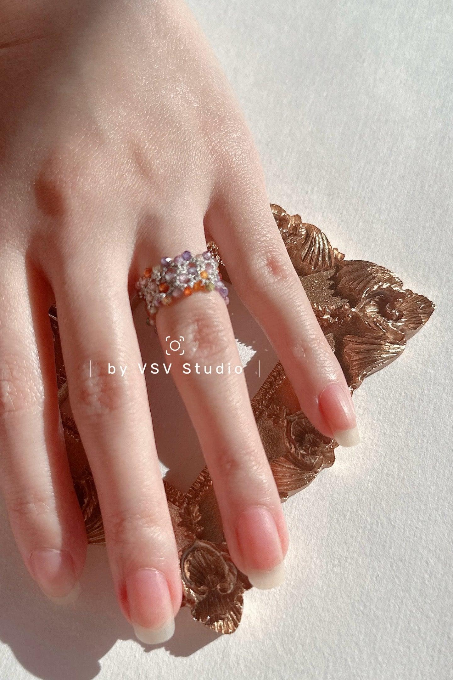 Spark Zirconia Tatting Ring