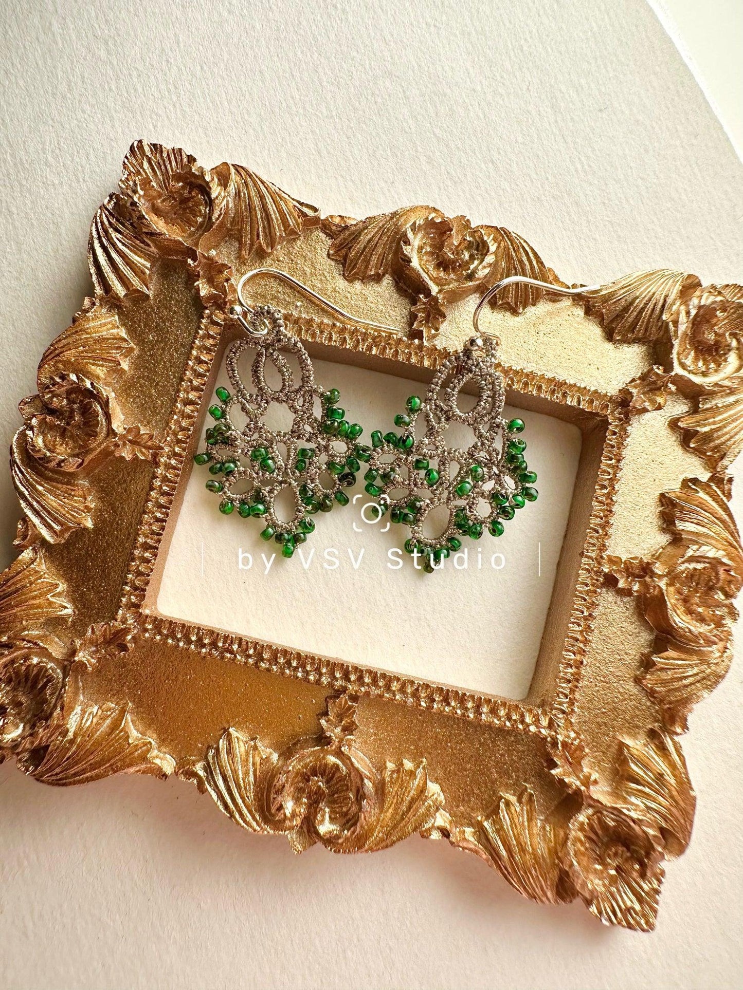 Blossom Tatting Earrings