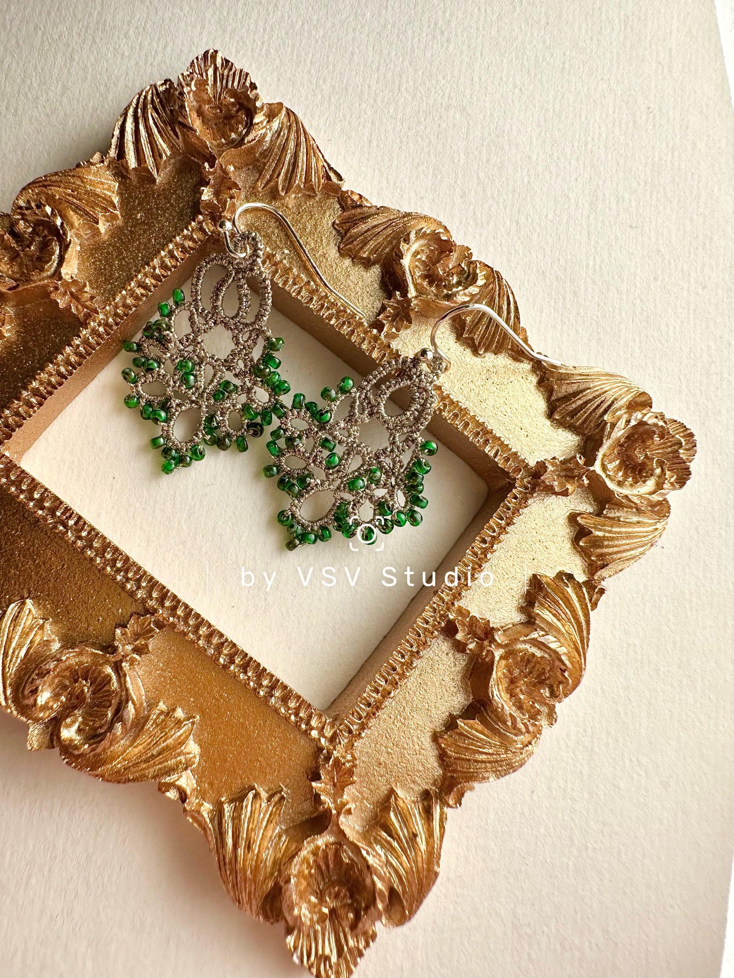 Blossom Tatting Earrings
