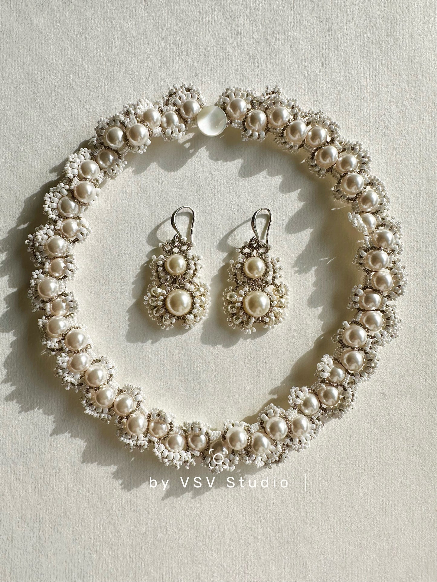 Halo Tatting Earrings