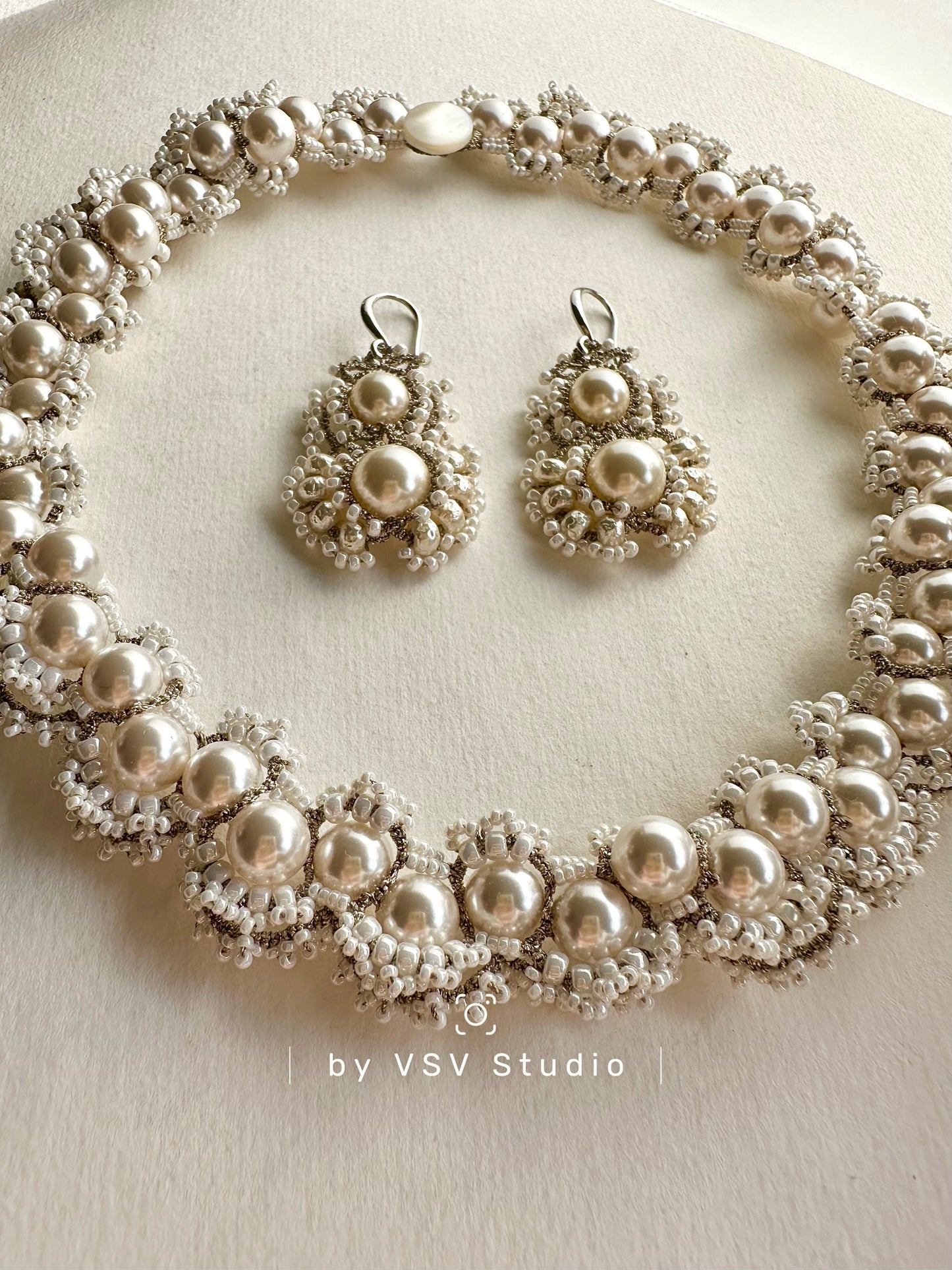 Halo Tatting Earrings