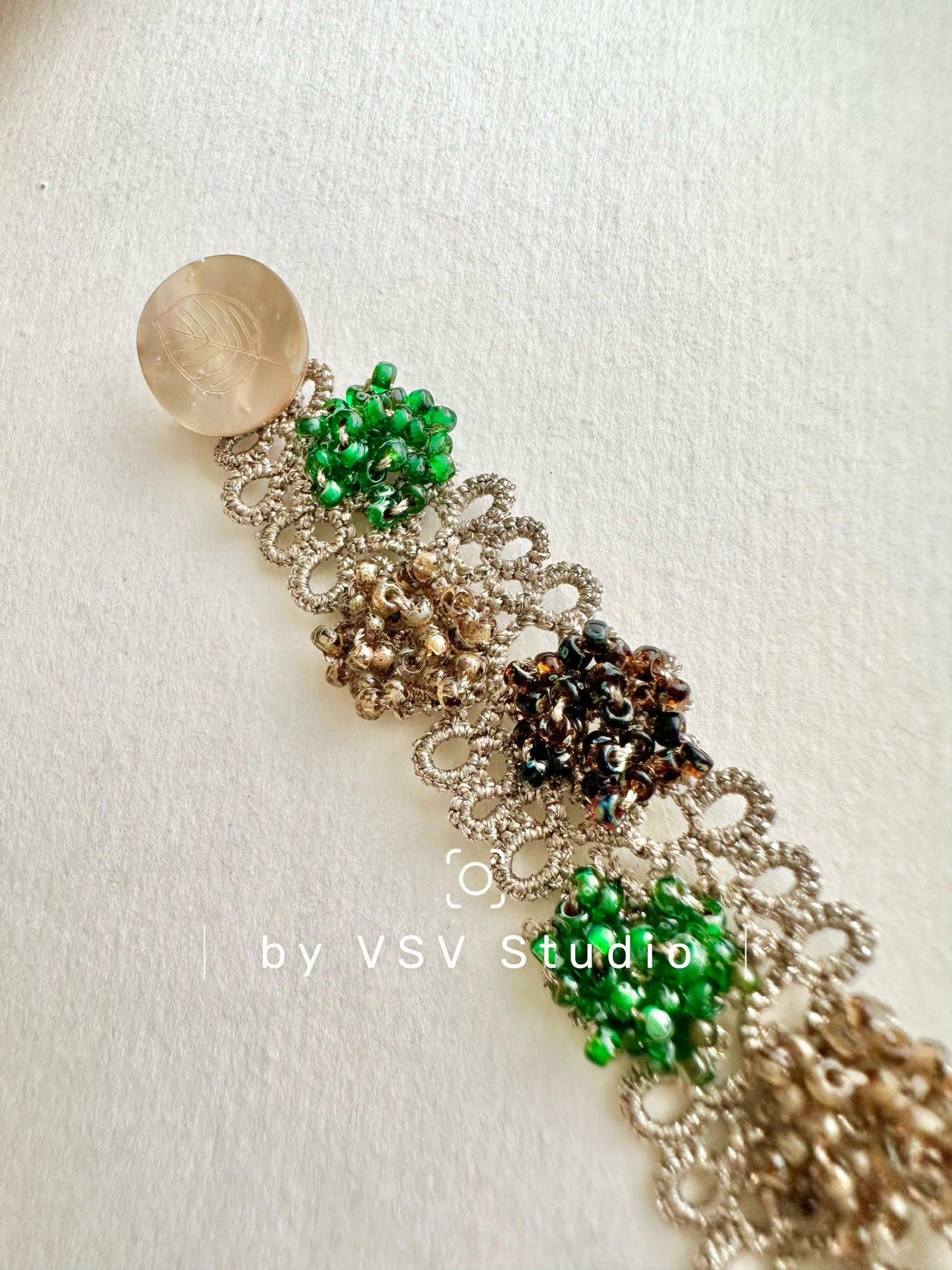 Blossom Tatting Lace Bracelet