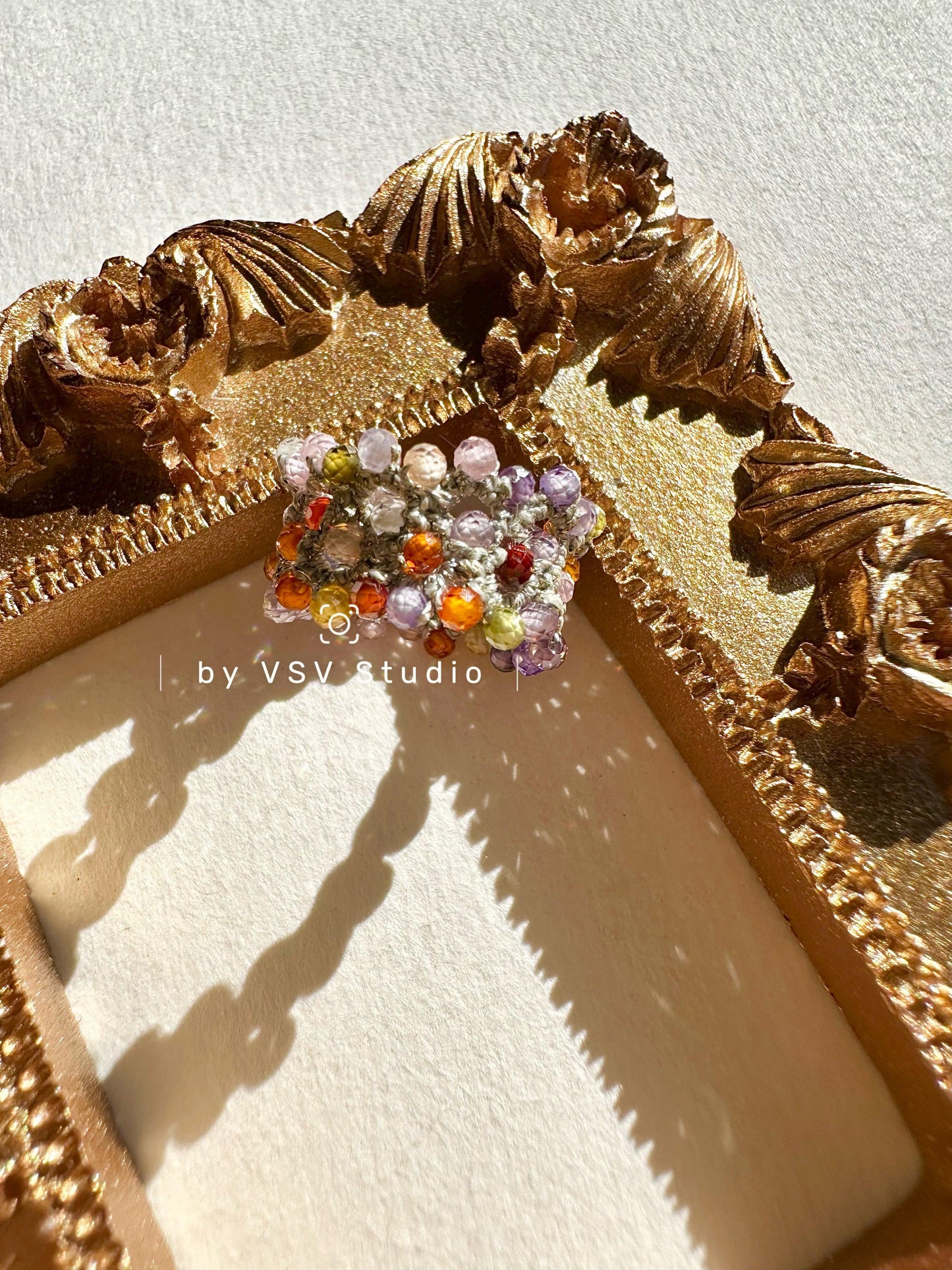 Spark Zirconia Tatting Ring