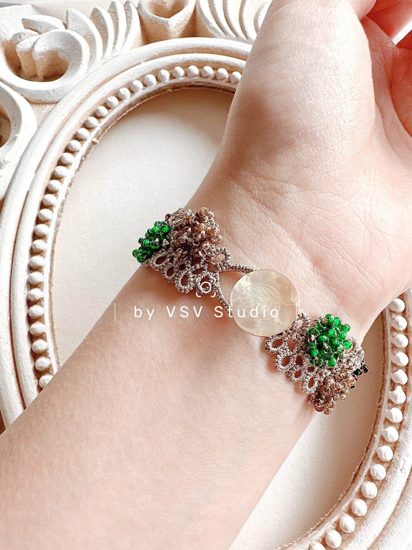 Blossom Tatting Lace Bracelet