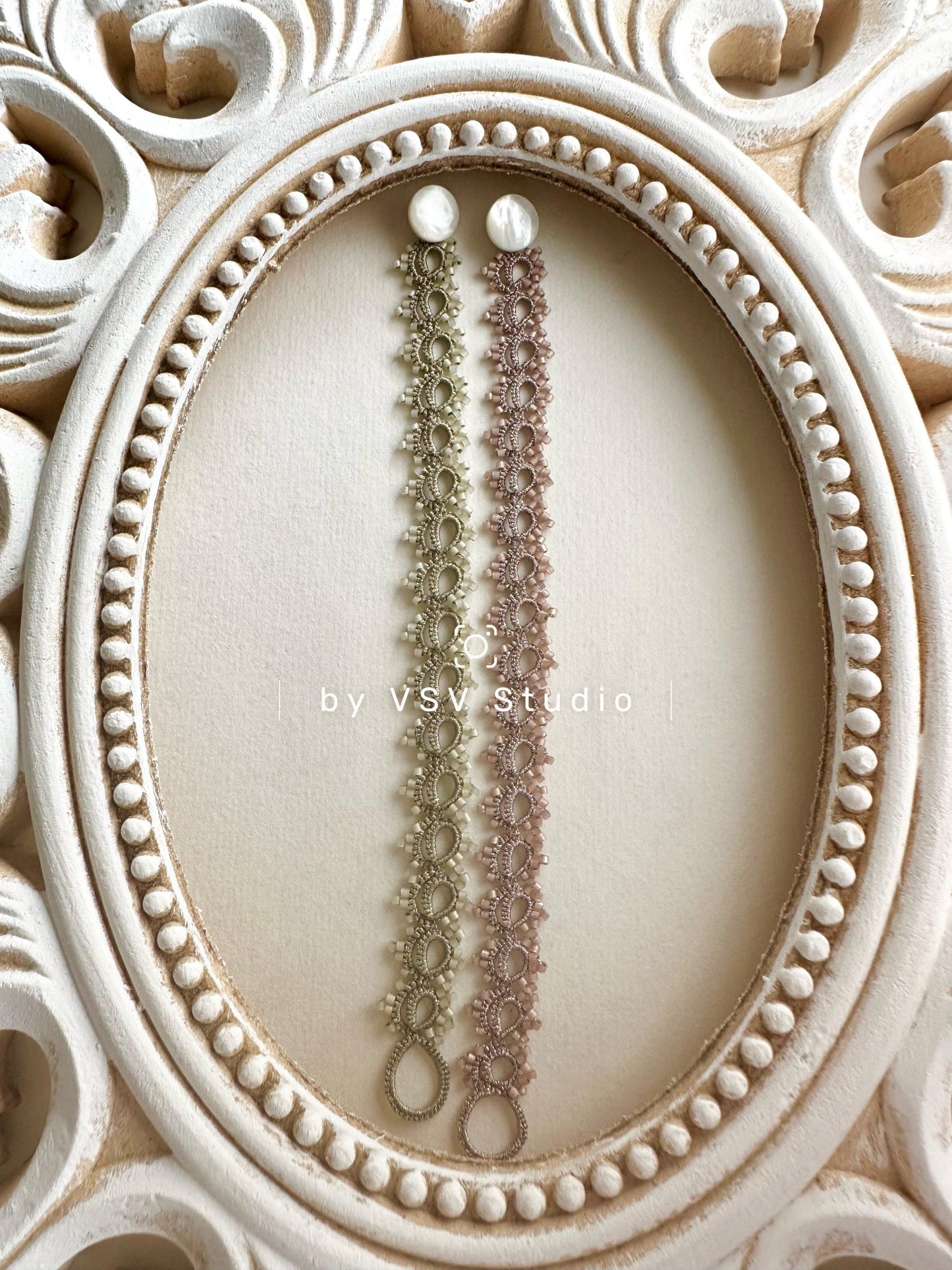Serenity Bloom Tatting Bracelet