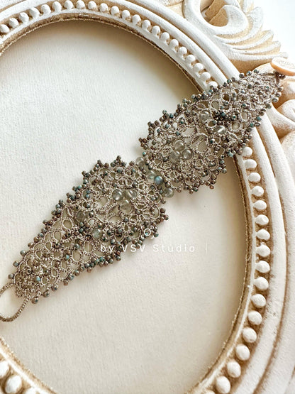 Moonlight Veil Tatting Bracelet