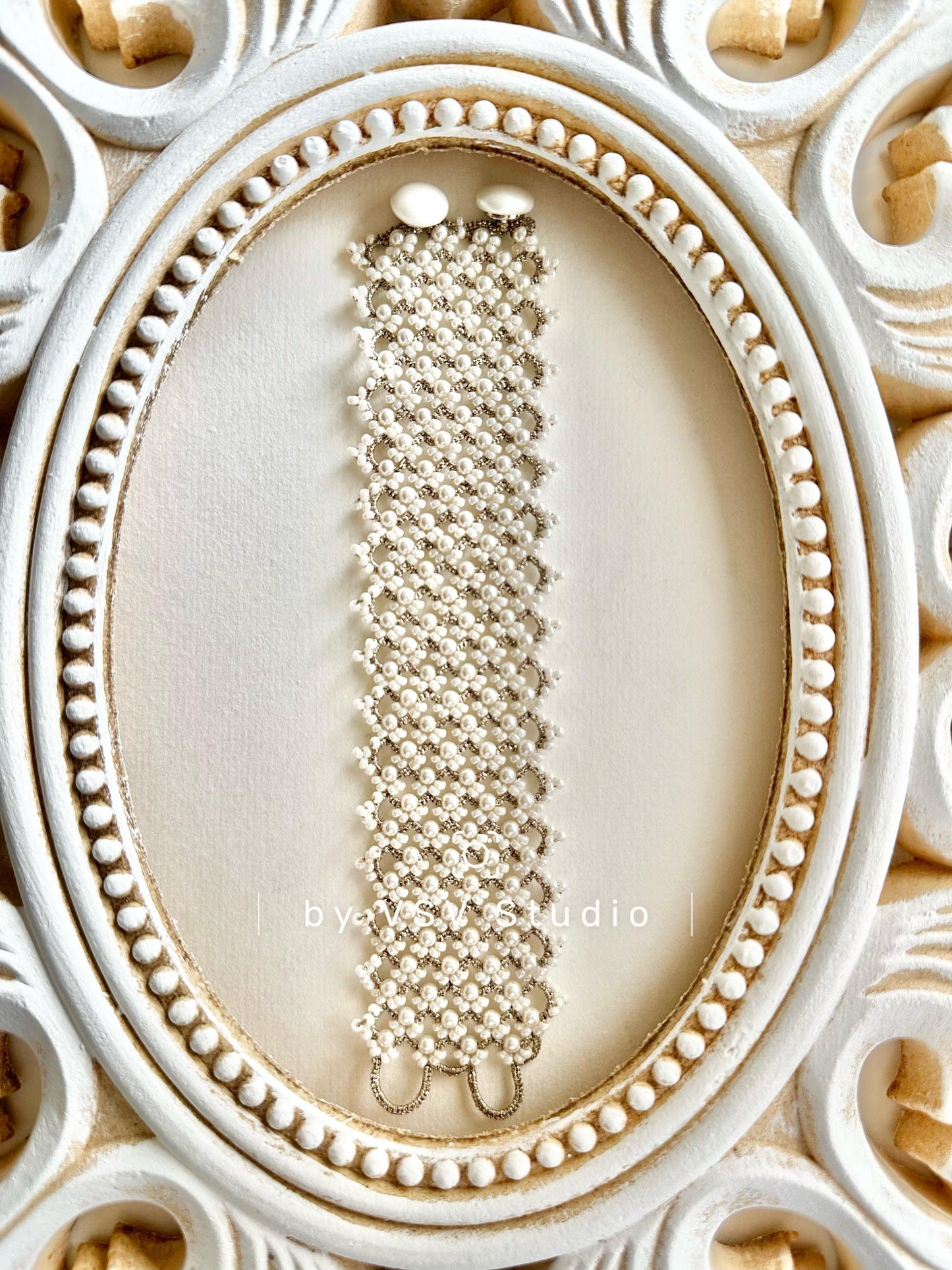 Starlit Tatting Lace Bracelet