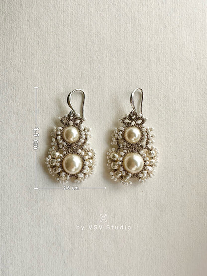 Halo Tatting Earrings