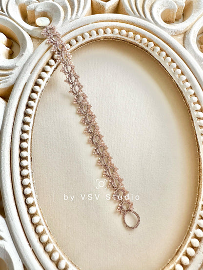 Serenity Bloom Tatting Bracelet