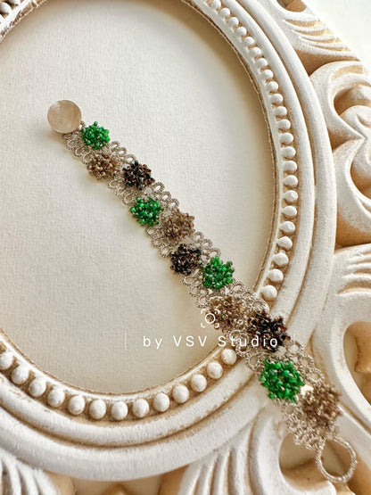 Blossom Tatting Lace Bracelet