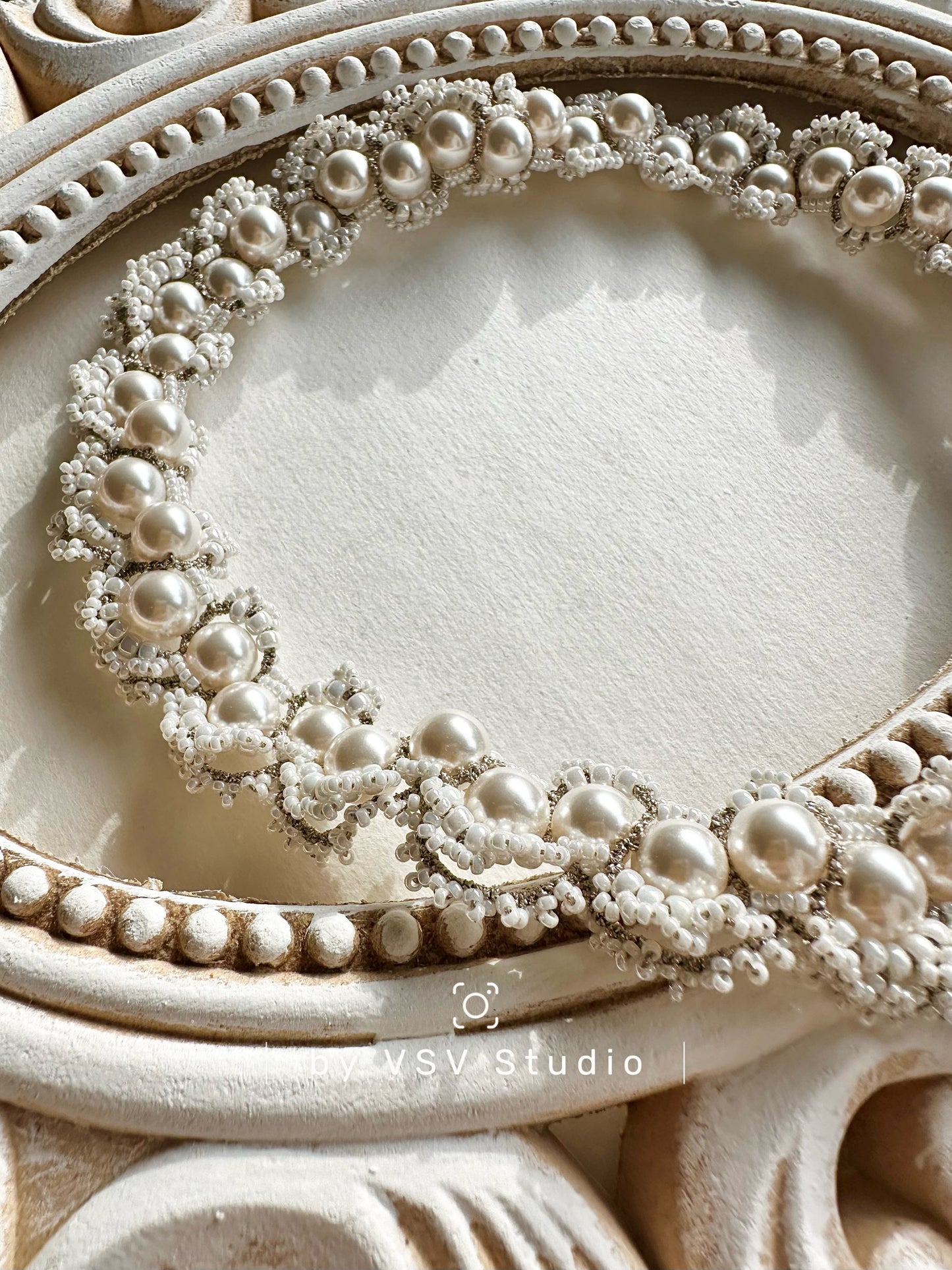 Halo Tatting Necklace