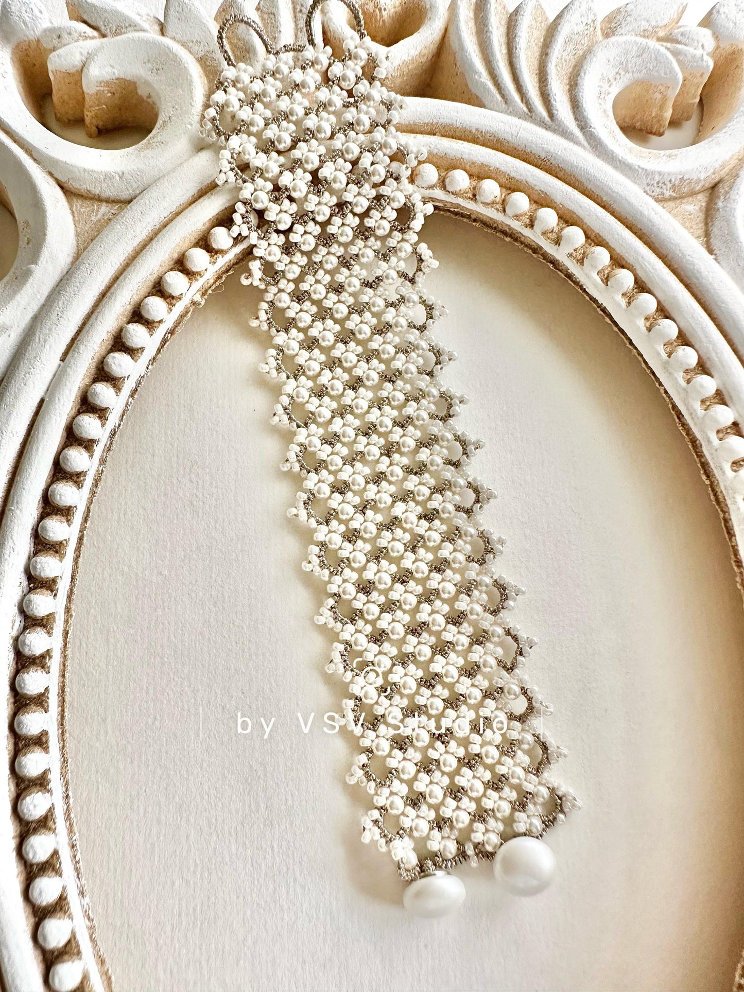 Starlit Tatting Lace Bracelet