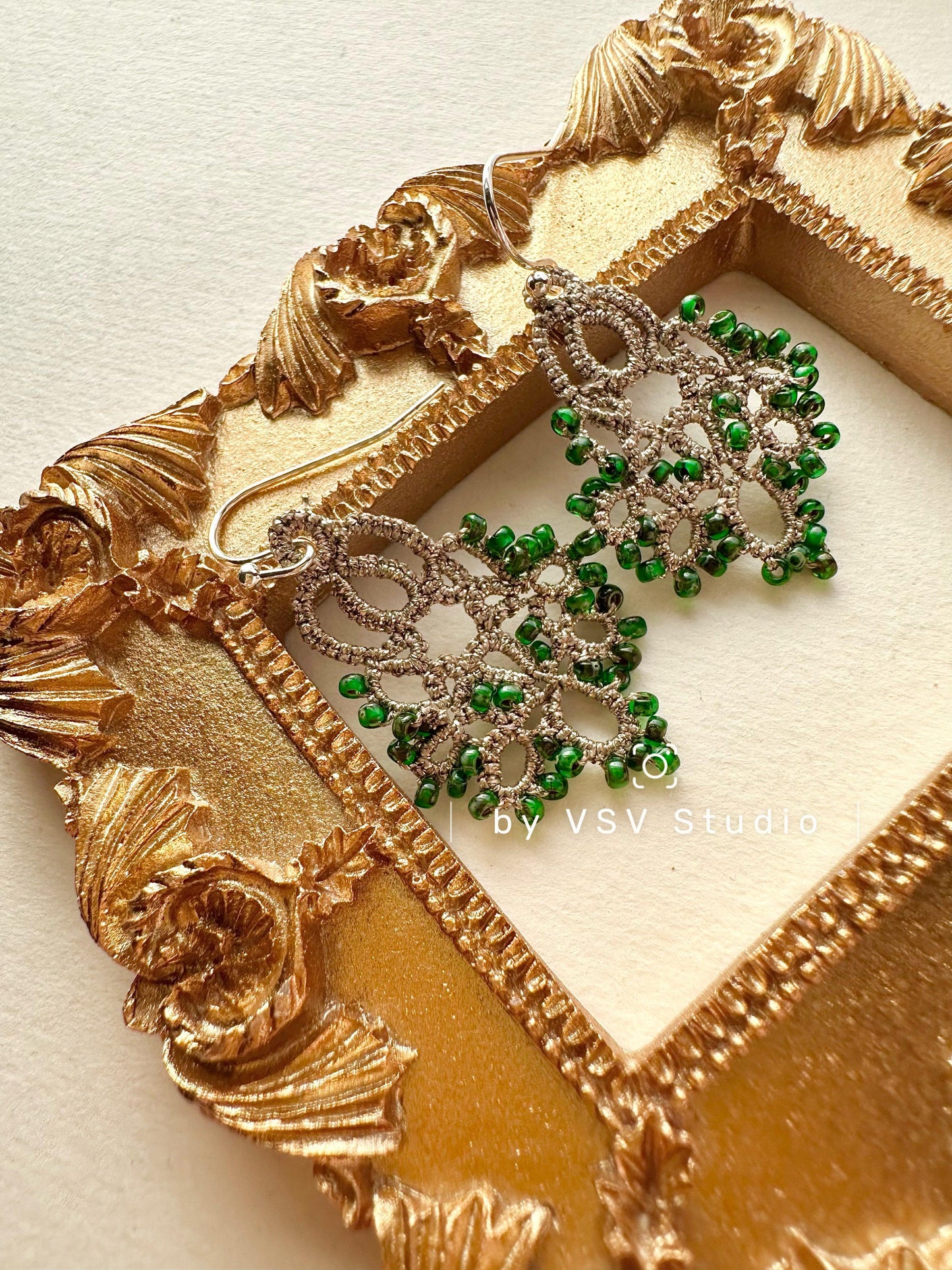 Blossom Tatting Earrings