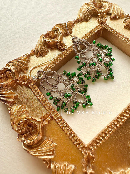 Blossom Tatting Earrings