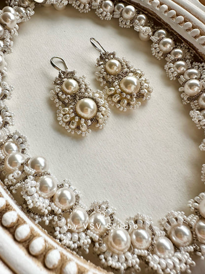 Halo Tatting Necklace
