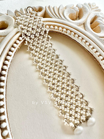Starlit Tatting Lace Bracelet