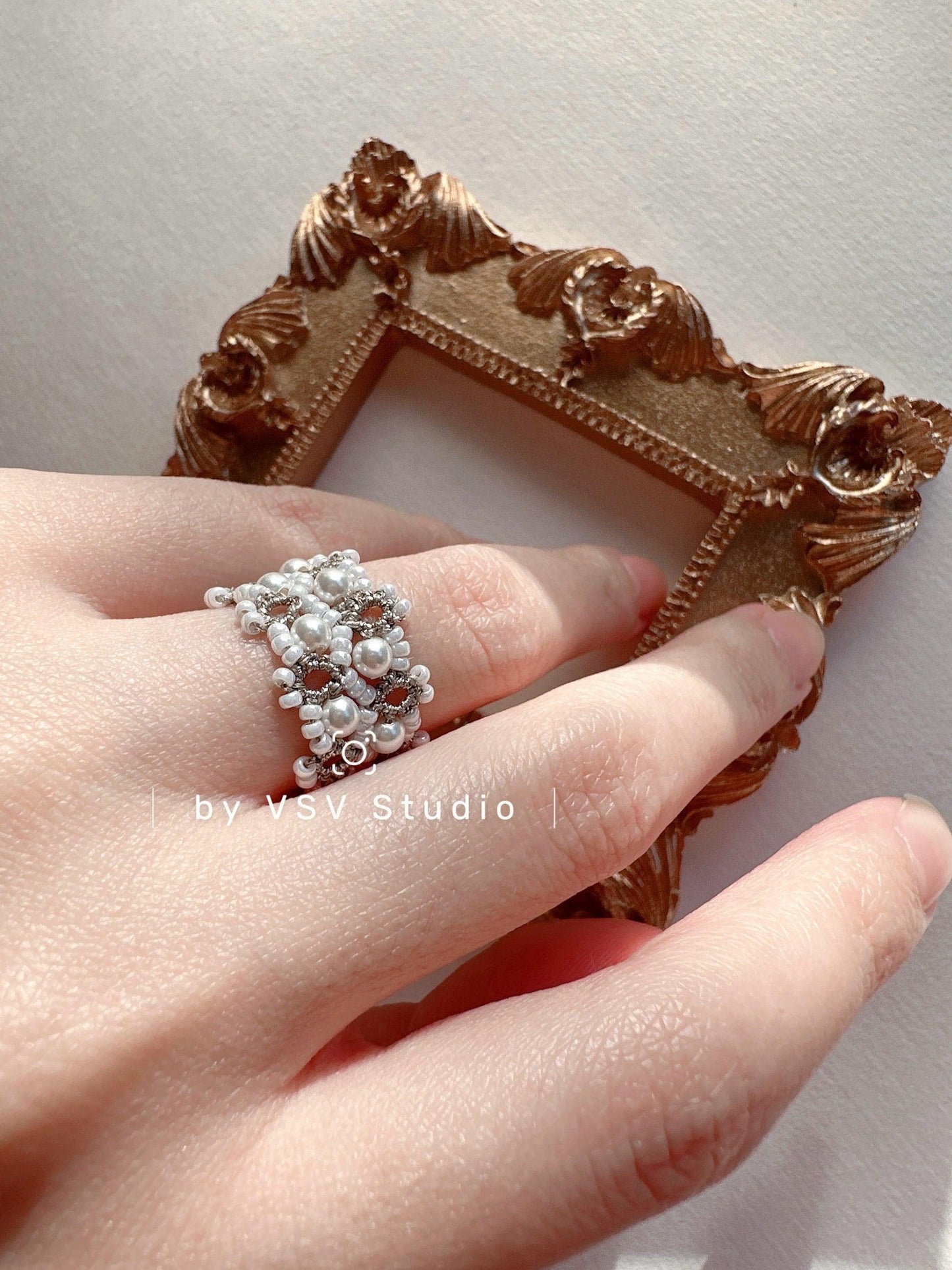 Nacre Tatting Ring