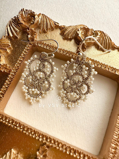 Twilight Tatting Earrings
