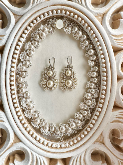 Halo Tatting Necklace