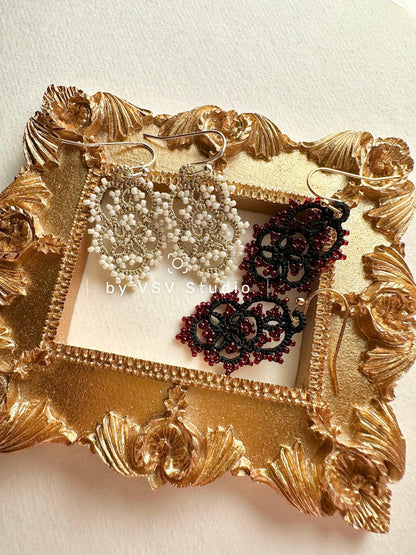 Twilight Tatting Earrings